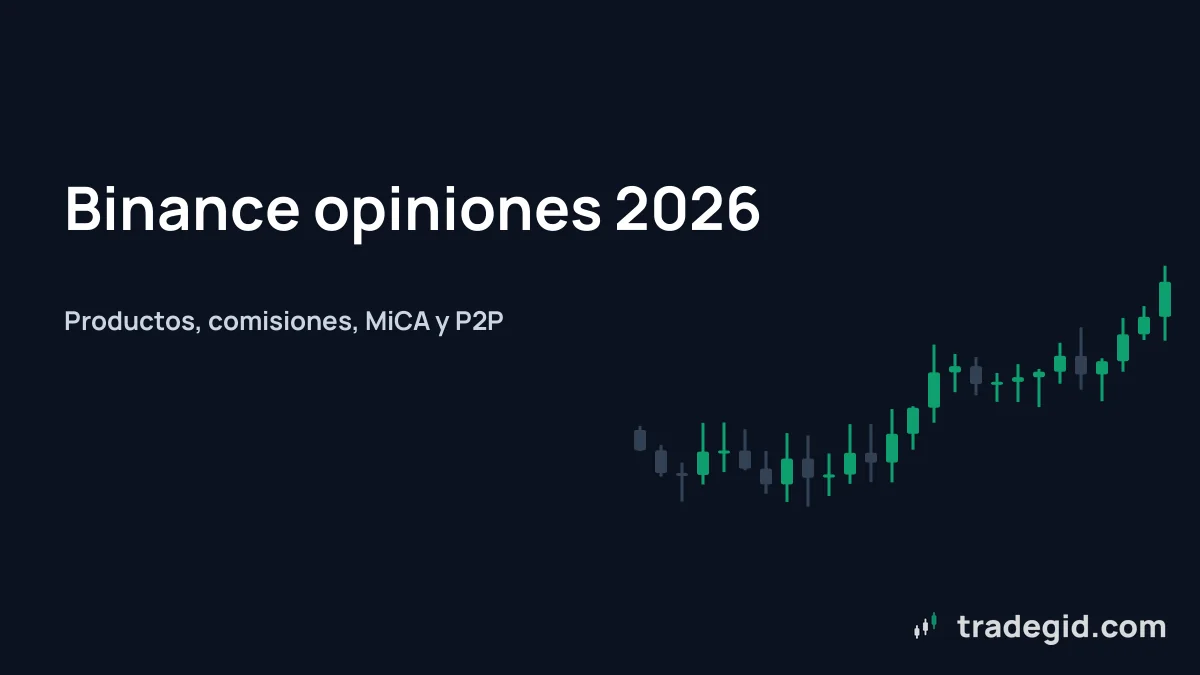 Portada de Binance opiniones 2026: productos, comisiones de spot y futuros y disponibilidad por país