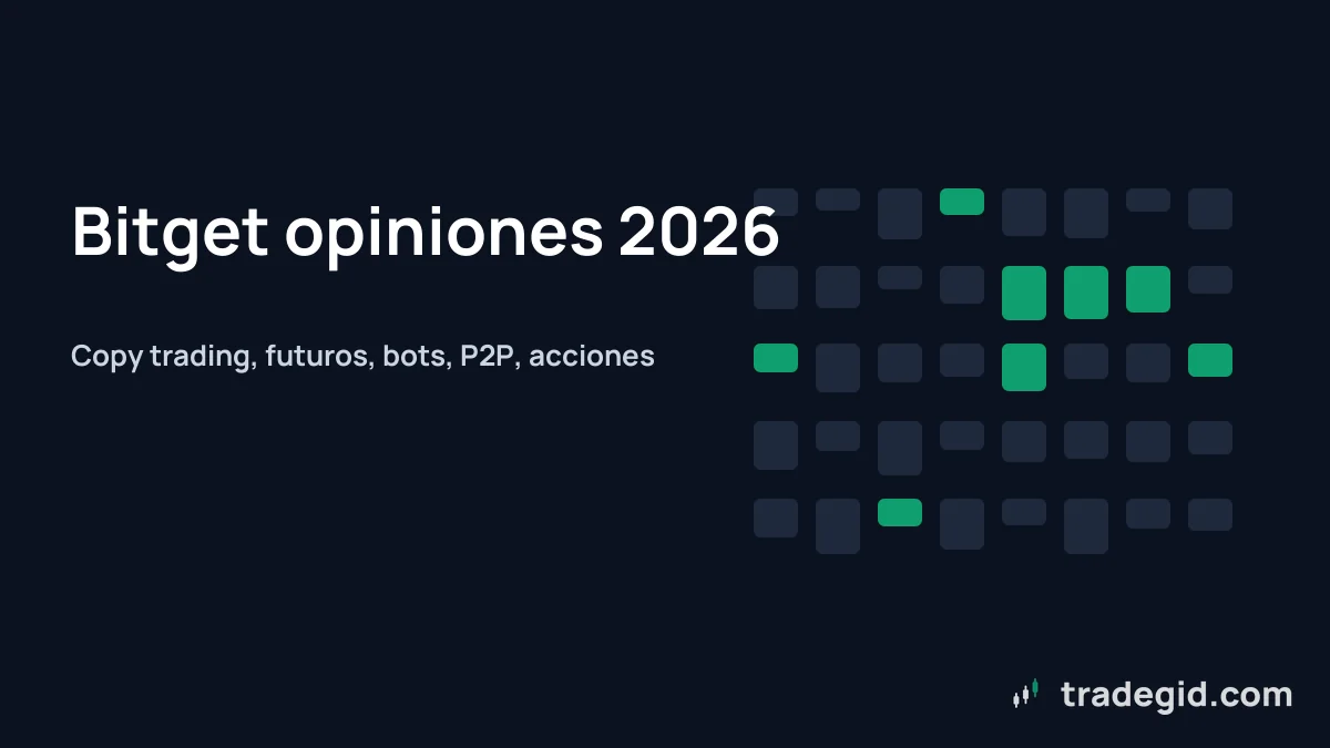 Bitget opiniones: copy trading, futuros, bots, P2P y acciones en una sola cuenta del exchange