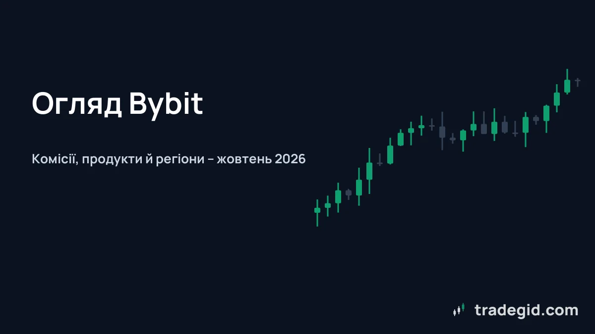 Обкладинка огляду біржі Bybit: комісії, продукти та доступність за регіонами на жовтень 2026